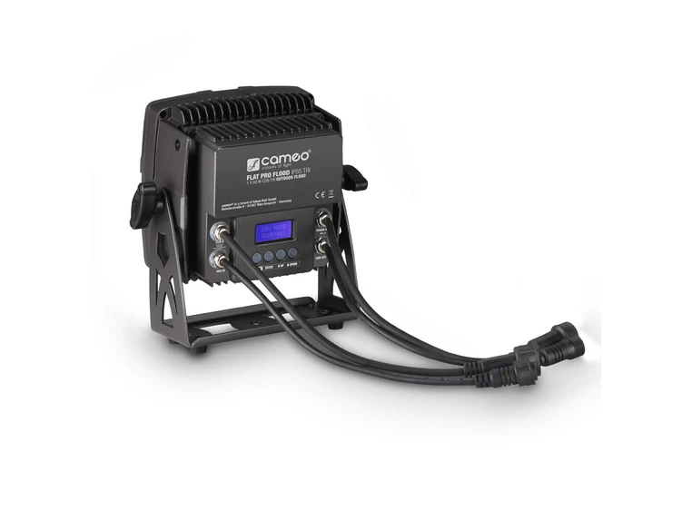 Cameo FLAT PRO FLOOD IP65 TRI Outdoor Flood Light with 60W Tri-Color COB LED 